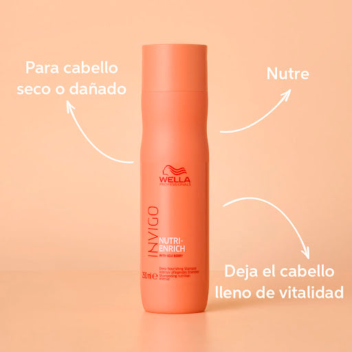 Shampoo nutritivo Wella Professionals Nutri-Enrich Shampoo 250ml