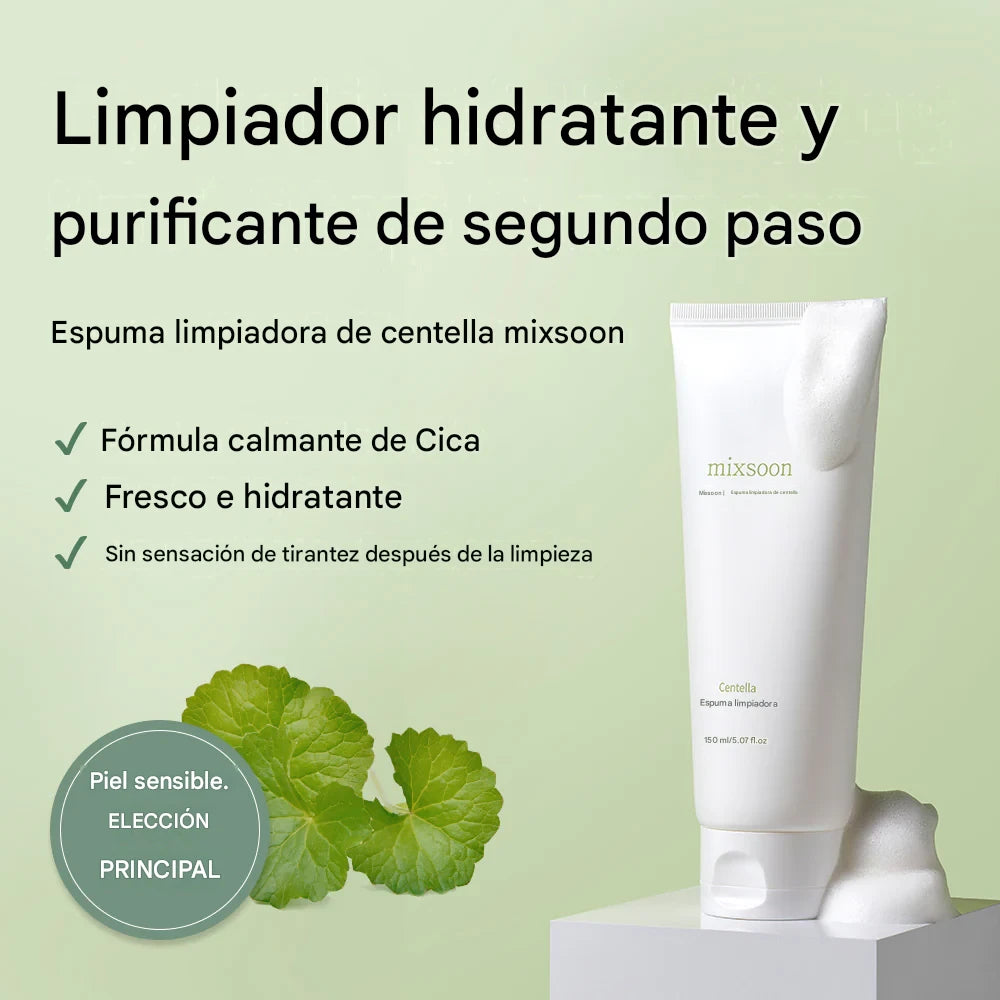 Espuma limpiadora calmante Mixsoon Centella Cleansing Foam 150 ml