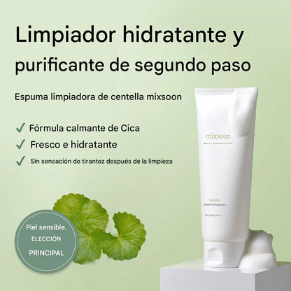 Espuma limpiadora calmante Mixsoon Centella Cleansing Foam 150 ml