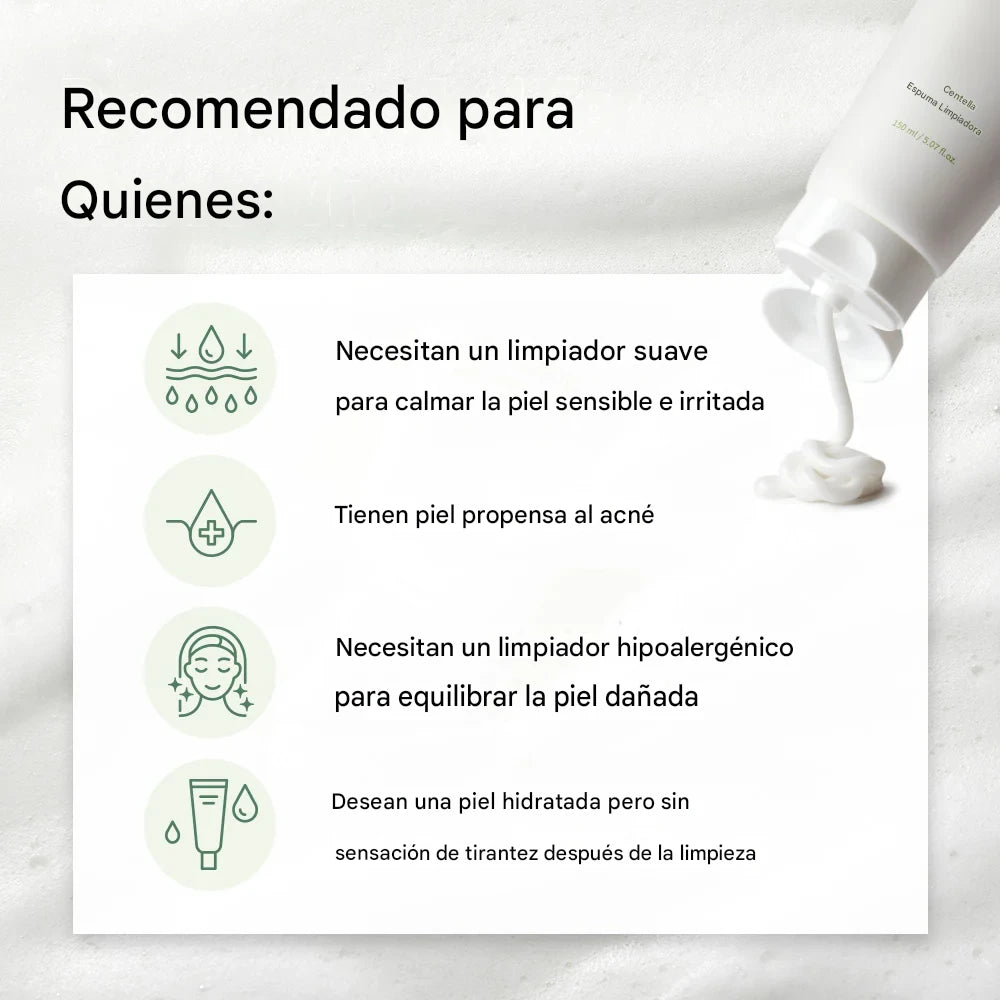 Espuma limpiadora calmante Mixsoon Centella Cleansing Foam 150 ml