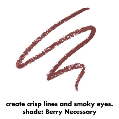 Lapiz de labios y ojos E.l.f. Smoky Kohl Eyeliner Berry Necessary