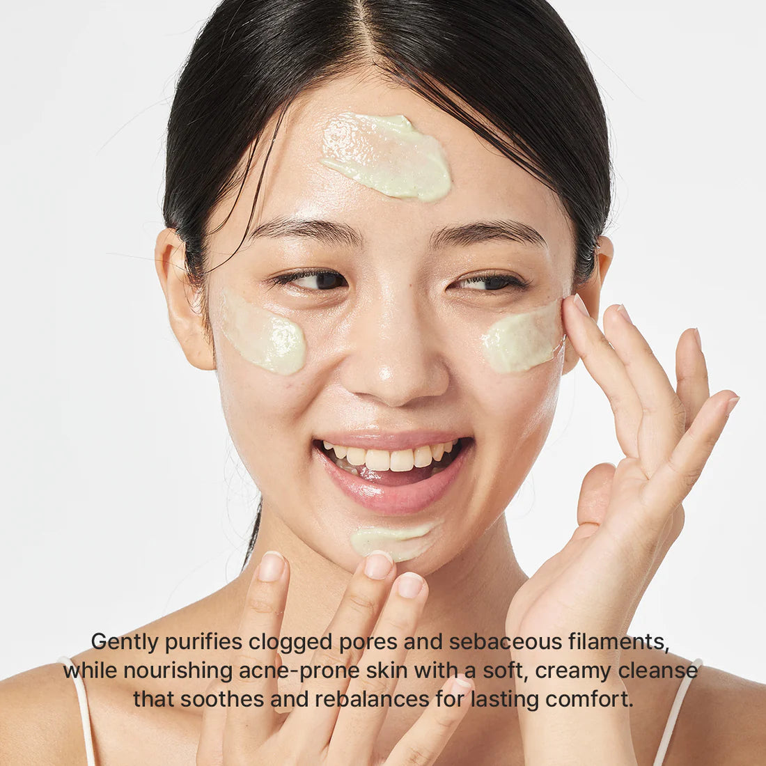 Limpiador facial espumoso purificante Arencia Fresh Green Rice Mochi Cleanser 120gr