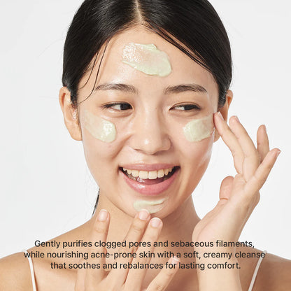 Limpiador facial espumoso purificante Arencia Fresh Green Rice Mochi Cleanser 120gr