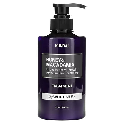 Acondicionador capilar nutritivo Kundal Honey & Macadamia Protein Treatment 500ml