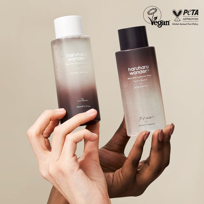 Tónico de arroz negro Haruharu Wonder Black Rice Hyaluronic Toner 150ml