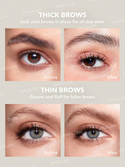 Gel fijador de cejas Sheglam Set Me Up Brow Hold Crystal Clear