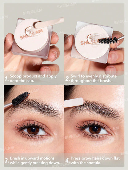 Gel fijador de cejas Sheglam Set Me Up Brow Hold Crystal Clear