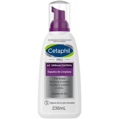 Espuma Limpiadora Piel Grasa Cetaphil PRO AC Dermacontrol 236ml