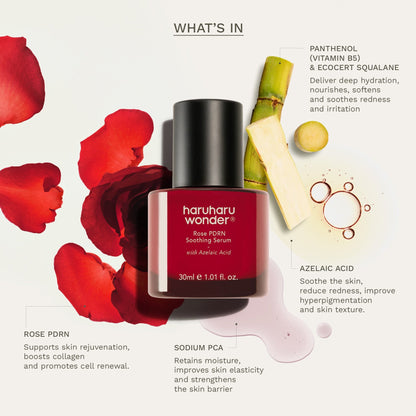 Serum calmante Haruharu Wonder Rose PDRN Soothing Serum 30ml