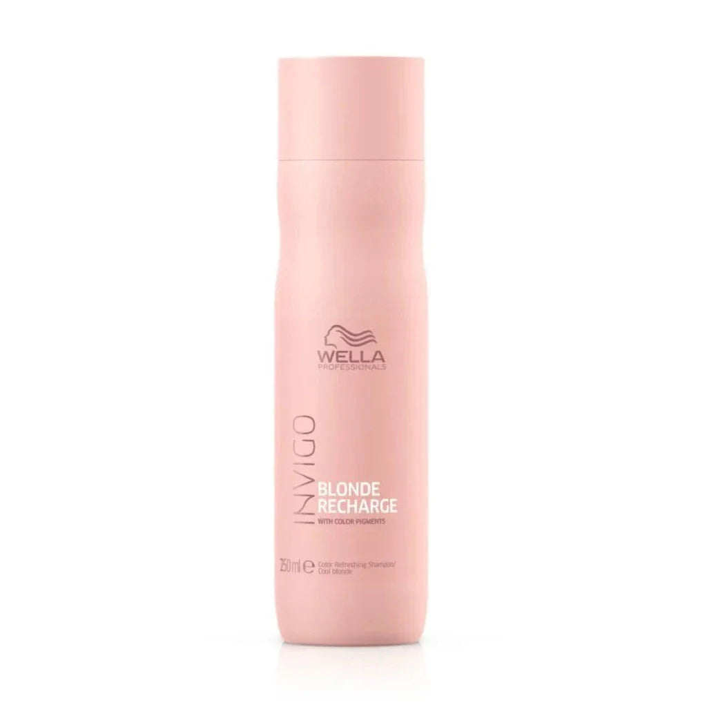 Shampoo Matizante Cabello Rubio Wella Blonde Recharge 250ml