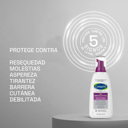 Espuma Limpiadora Piel Grasa Cetaphil PRO AC Dermacontrol 236ml