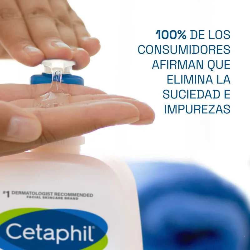 Gel Limpiador Líquido para Piel Grasa Cetaphil 473ml