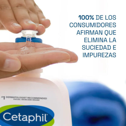 Gel Limpiador Líquido para Piel Grasa Cetaphil 473ml