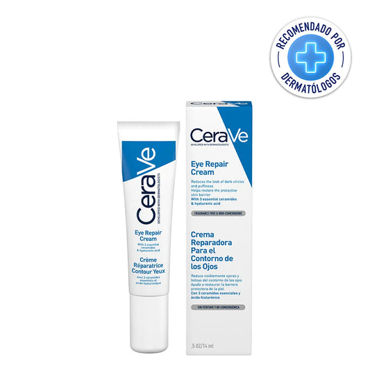 Crema Reparadora Contorno de Ojos con Ácido Hialurónico y Ceramidas CeraVe Eye Repair Cream 14ml