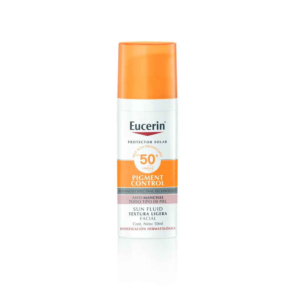 Protector Solar Despigmentante sin Color Eucerin Pigment Control Anti-Manchas SPF 50+ 50ml