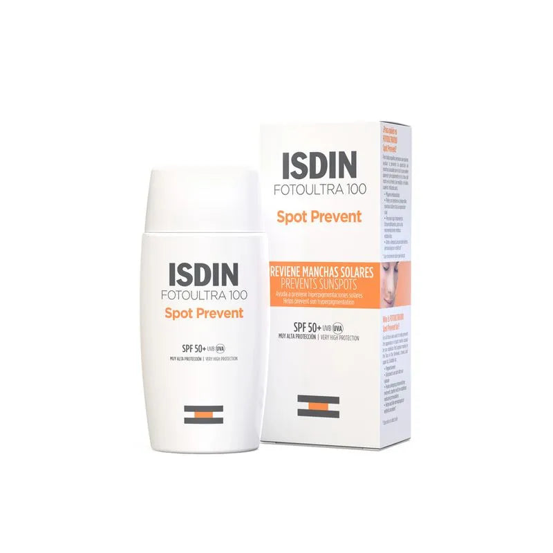 Protector Solar Antimanchas Isdin Foto Ultra Spot Prevent SPF 50+ 50mL.