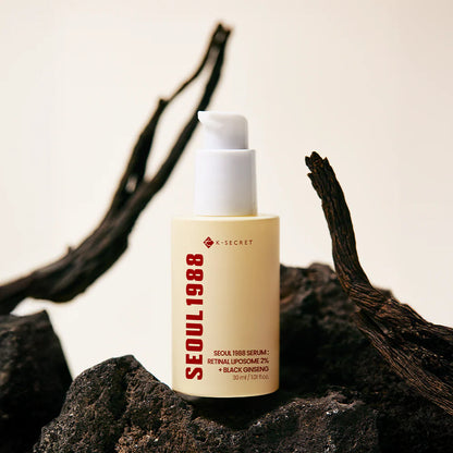 Sérum con retinal para arrugas y textura K-Secret SEOUL 1988 Serum Retinal Liposome 2% + Black Ginseng 30ml