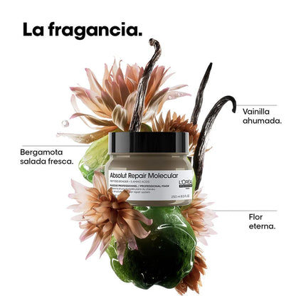 Mascarilla Absolut Repair Molecular L’Oréal Professionnel 250ml