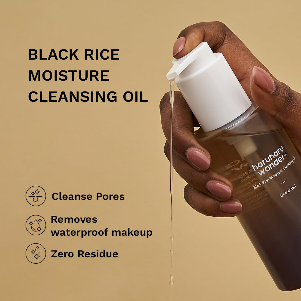 Black Rice  Moisture Cleansing Oil / Unscented
