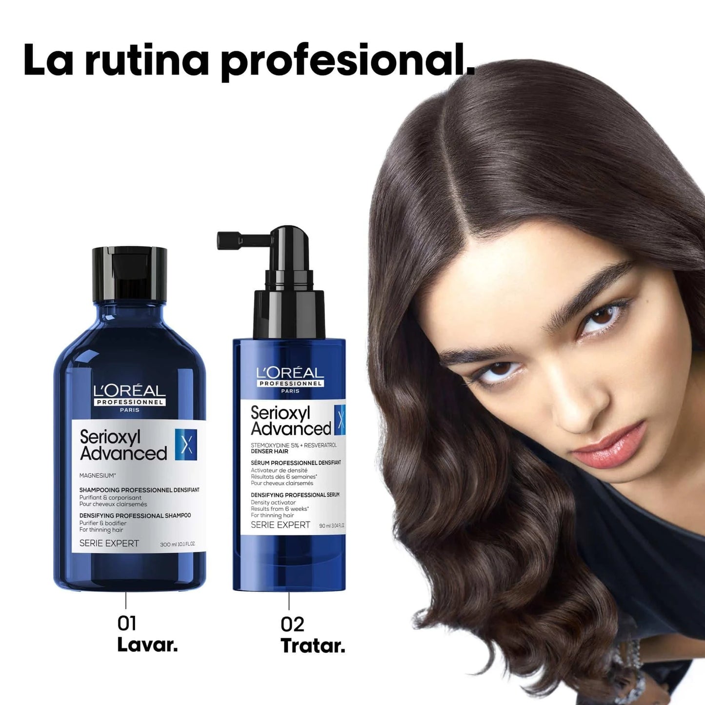 Tónico para el crecimiento y caída del cabello L'Oréal Professionnel Serioxyl Advanced 90ml