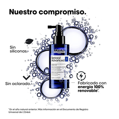 Tónico para el crecimiento y caída del cabello L'Oréal Professionnel Serioxyl Advanced 90ml