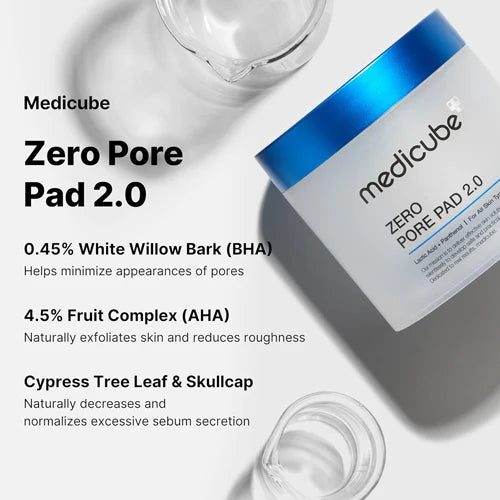 Discos exfoliantes Zero Pore Pads Medicube 70uds