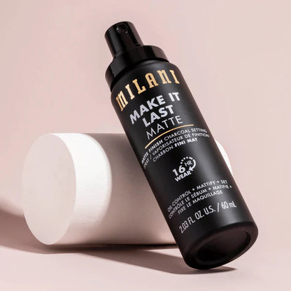 Fijador de maquillaje con carbón activado Milani Make It Last Matte 60ml