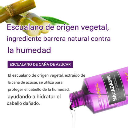 Sérum capilar nutritivo con Macadamia Kundal Macadamia Hair Serum White Musk 100ml