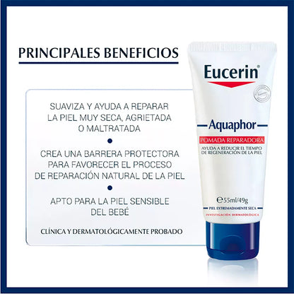 Aquaphor Eucerin Reparador de Labios 10ml