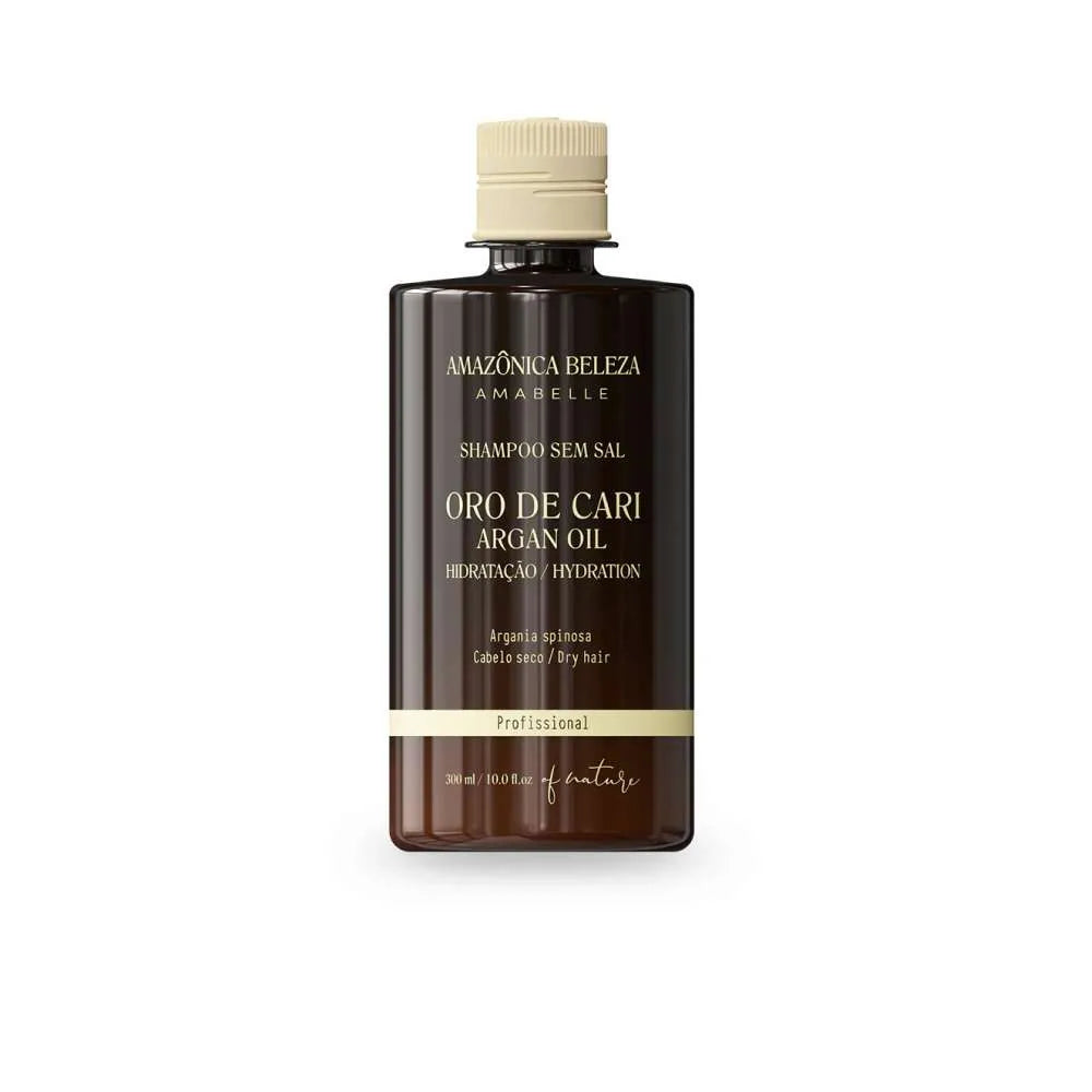 Shampoo de hidratación Amazônica Beleza Oro de Cari Argan Oil 300ml