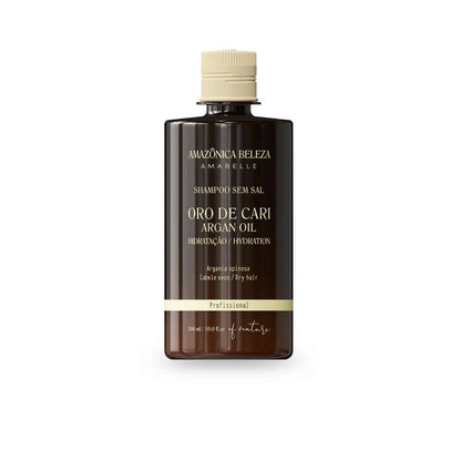 Shampoo de hidratación Amazônica Beleza Oro de Cari Argan Oil 300ml