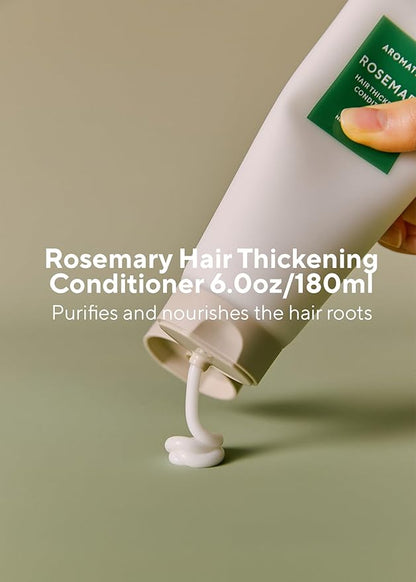 Acondicionador engrosador con Romero Aromatica Rosemary Hair Thickening Conditioner 180ml
