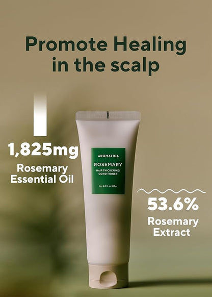 Acondicionador engrosador con Romero Aromatica Rosemary Hair Thickening Conditioner 180ml