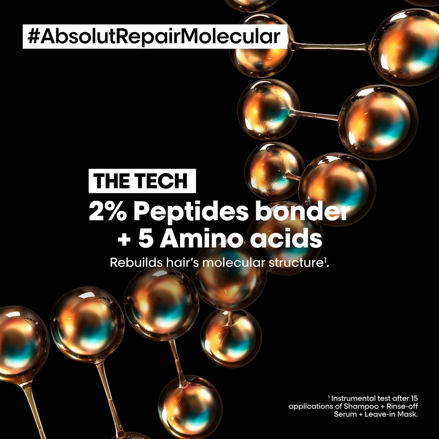 Mascarilla Leave-in Absolut Repair Molecular L’Oréal Professionnel 100ml