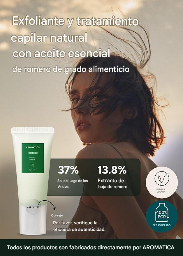 Exfoliante capilar con Romero Aromatica Rosemary Scalp Scrub 165gr