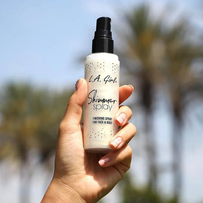 Iluminador en Spray para Rostro | Cuerpo L.A Girl Shimmer Finishing Spray For Face & Body