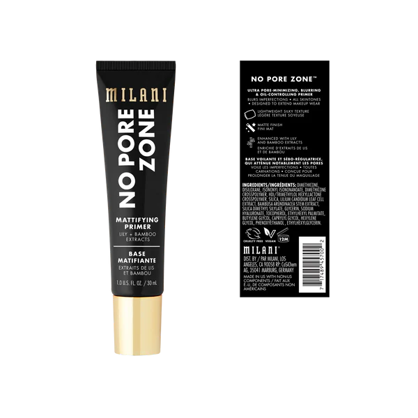 Primer matificante Milani No Pore Zone Mattifying Primer