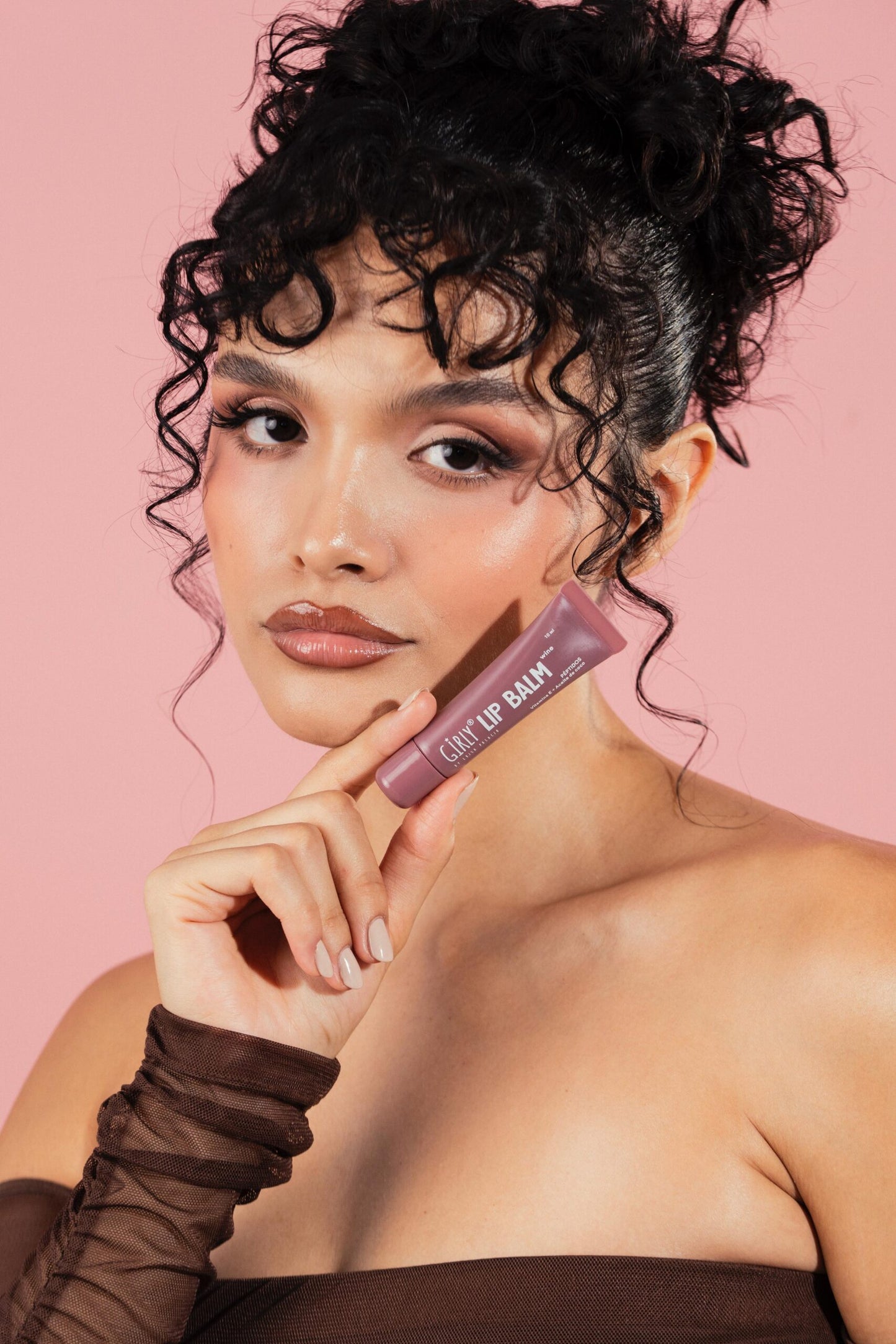 Lip Balm con peptidos Girly con color