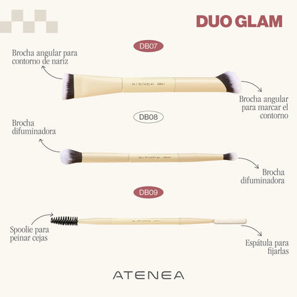 Brocha Duo Atenea difuminadoras de sombras