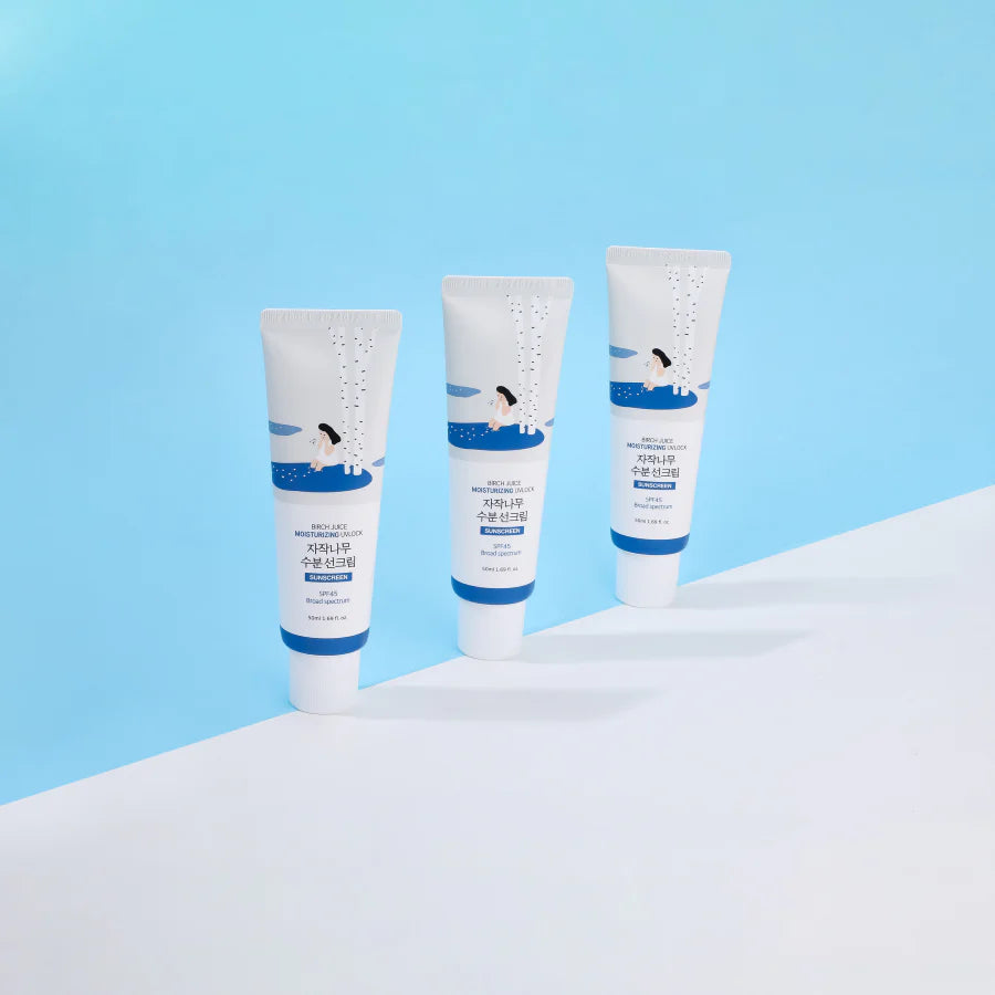 Protector Solar Round Lab Birch Moisturizing Sunscreen UVLock SPF 45+ Broad Spectrum