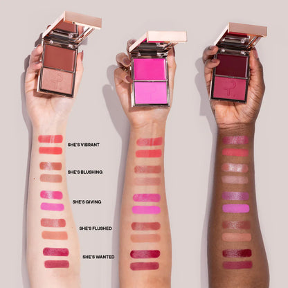 Rubor Dúo Compacto Patrick Ta Major Headlines Double-Take Crème & Powder Blush Duo