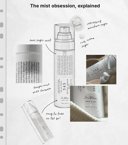 Mist facial calmante Dr. Althea 345 Relief Cream Mist 100 ml
