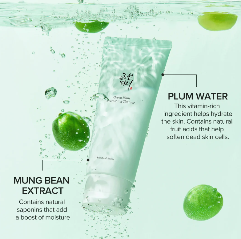 Limpiador facial suave Beauty of Joseon Green Plum 100ml