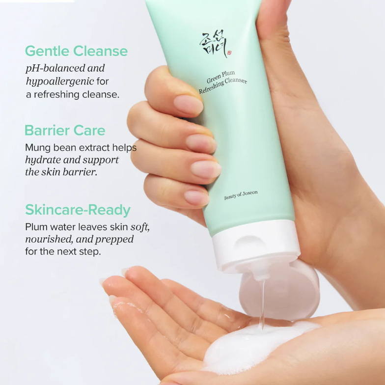 Limpiador facial suave Beauty of Joseon Green Plum 100ml