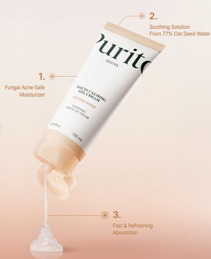 Gel crema calmante con Avena Purito Seoul Oat-In Calming Gel Cream 100 ml