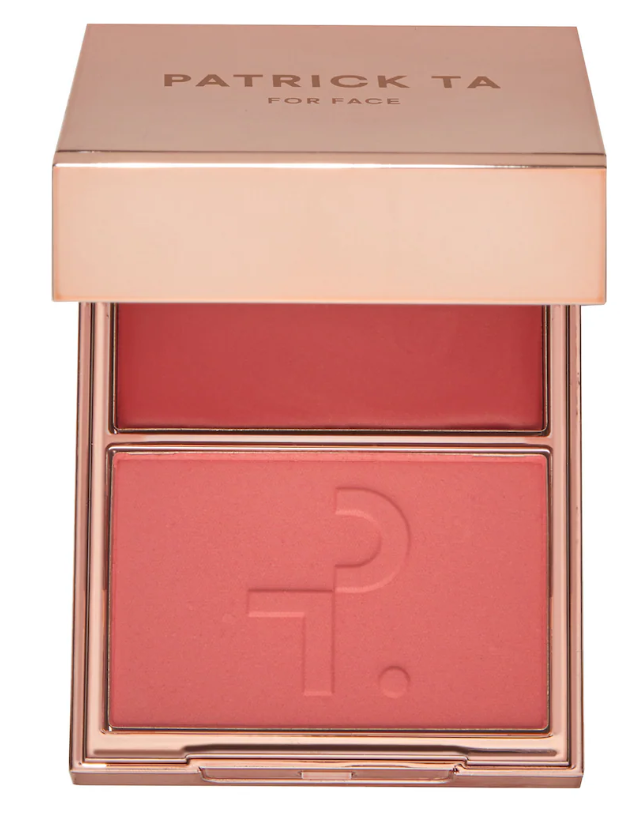 Rubor Dúo Compacto Patrick Ta Major Headlines Double-Take Crème & Powder Blush Duo