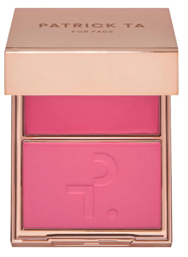 Rubor Dúo Compacto Patrick Ta Major Headlines Double-Take Crème & Powder Blush Duo