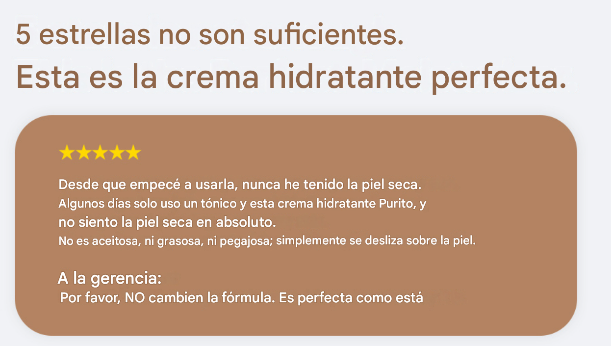 Gel crema calmante con Avena Purito Seoul Oat-In Calming Gel Cream 100 ml