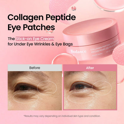 Parches para ojos Biodance Collagen Peptide Eye Patches 60uds
