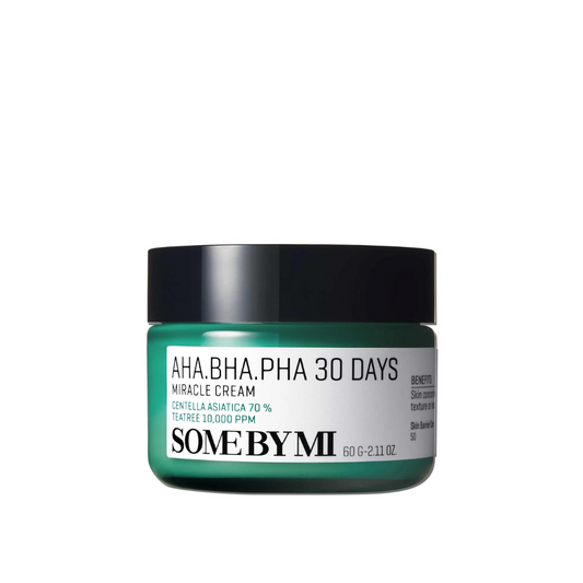 Crema 30 Días miracle con AHA, BHA y PHA SOME BY MI 30-Day Miracle Cream with AHA, BHA, and PHA Blend
